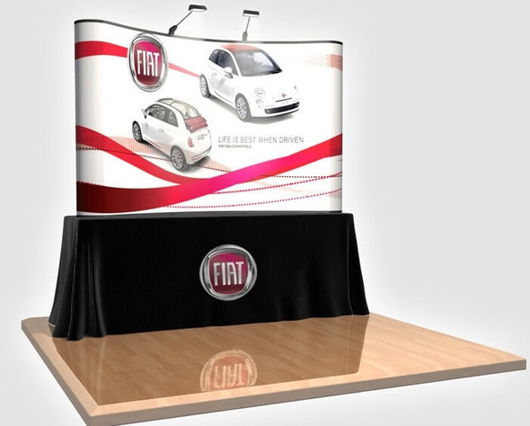 8ft Table Top PopUp Display