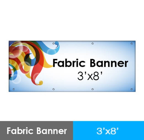 Fabric Banner 3'x8'