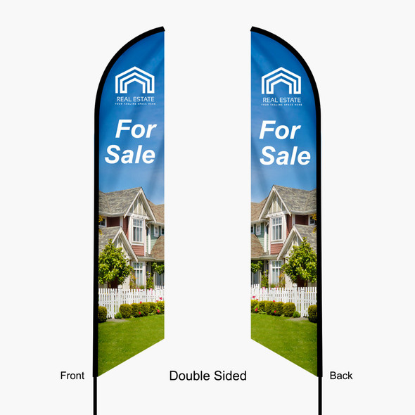 Feather Flag 10.5ft Medium Double-Sided