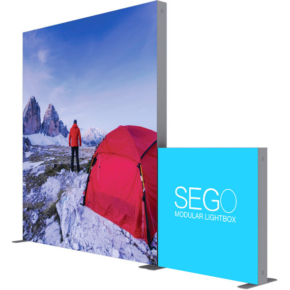 SEGO Modular Double-Sided Lightbox Display Configuration D