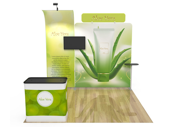 10ft Expo Merchandiser 16 Fabric Display Package (10EM16)