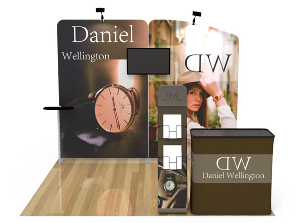 10ft Expo Merchandiser A1 Fabric Display Package (10EMA1)