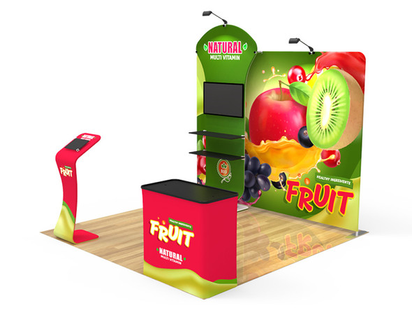 10ft Expo Merchandiser I Fabric Display Package (10EMI)