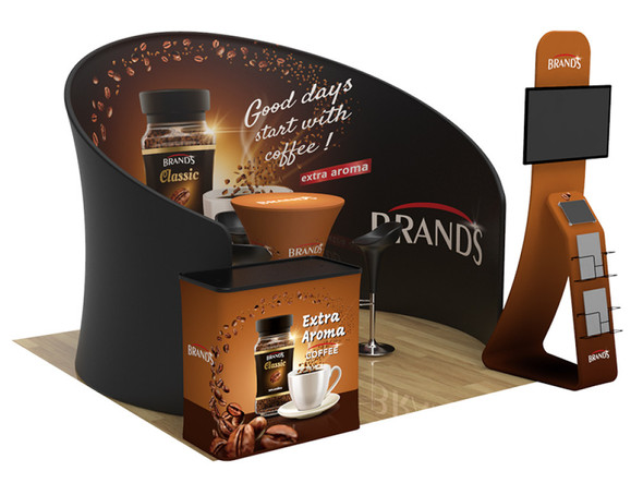 10ft Expo Merchandiser K Fabric Display Package (10EMK)