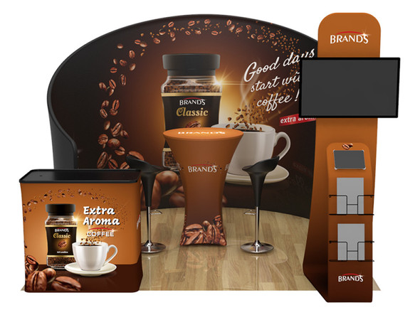 10ft Expo Merchandiser K Fabric Display Package (10EMK)