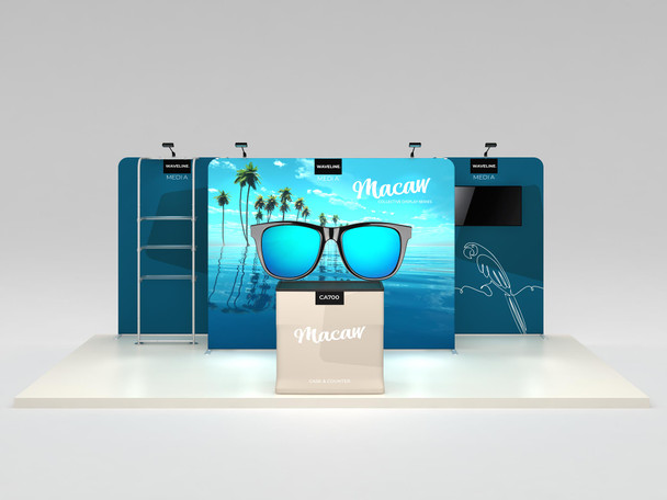 Macaw - 10x20' Inline Display Macaw - 10x20' Inline Display