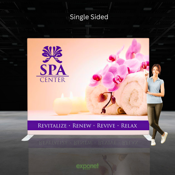 10ft Straight EZ Tube Tension Fabric Display 