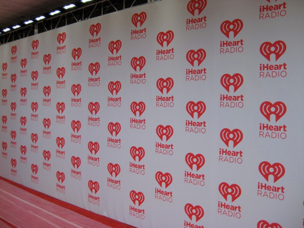 iHeart Radio 20ft Step & Repeat ReadyPop display