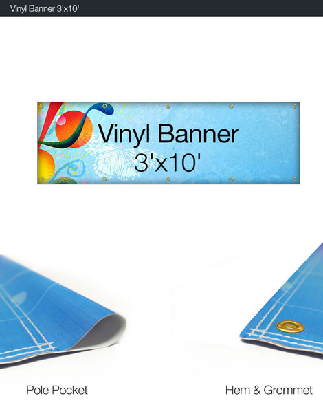 Vinyl Banner 3'x10'