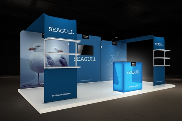 Seagull - 10x20' Inline Backlit Display