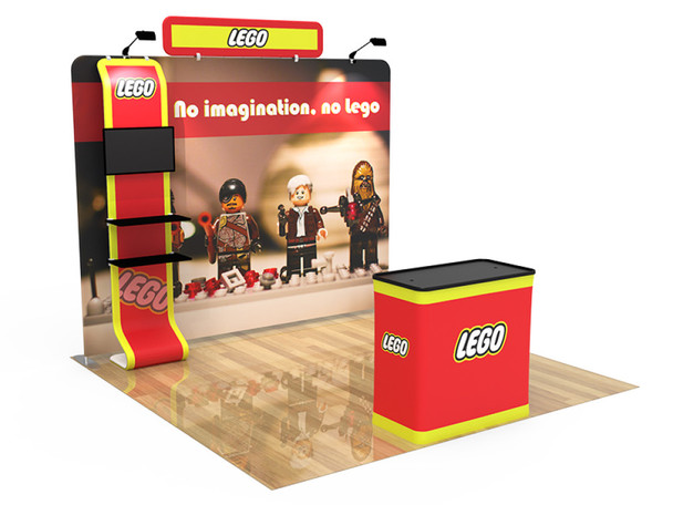 10ft QuickZip 17 Fabric Display Package (10EM17)