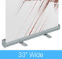 33-inch EconoRoll Retractable Banner Stand