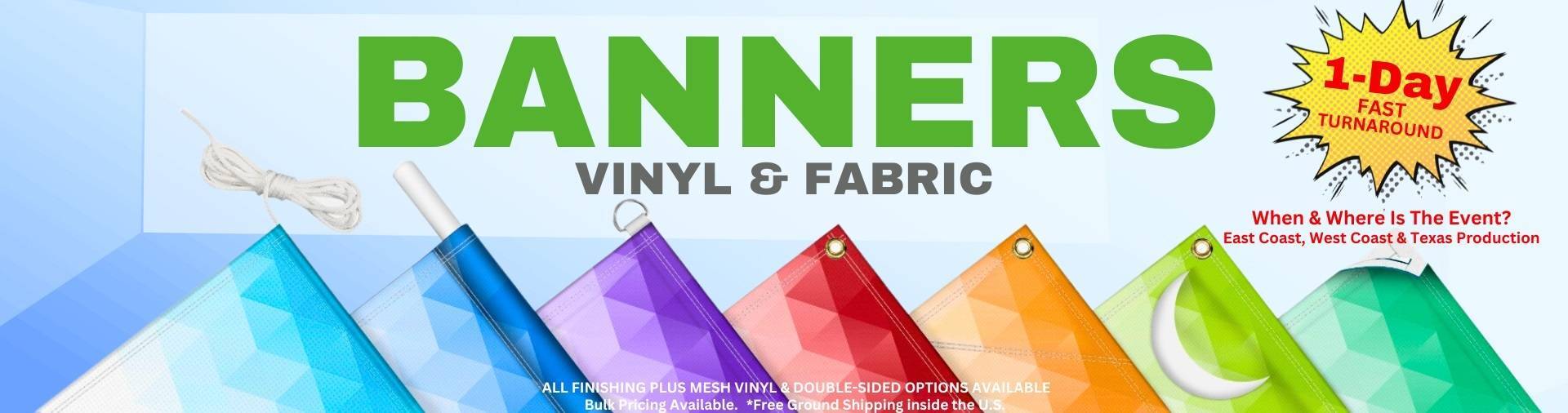 vinyl banners fabric banners