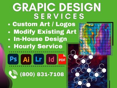 Backdrop and logo graphic design layout service - Illustrator, Photo Shop, Adobe, Canva, InDesign, all services available.