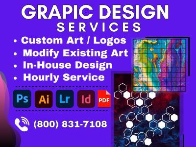 Backdrop and logo graphic design layout service - Illustrator, Photo Shop, Adobe, Canva, InDesign, all services available.
