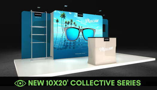 Macaw 10x20ft Collective Series Backlit Display Package