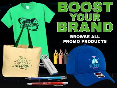 branded promotional swag products for trade shows and marketing events at exponet USA dot shop.