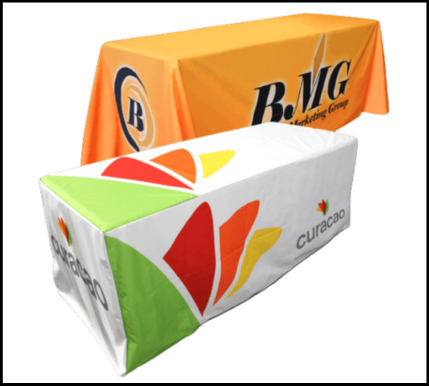 custom printed table throw covers