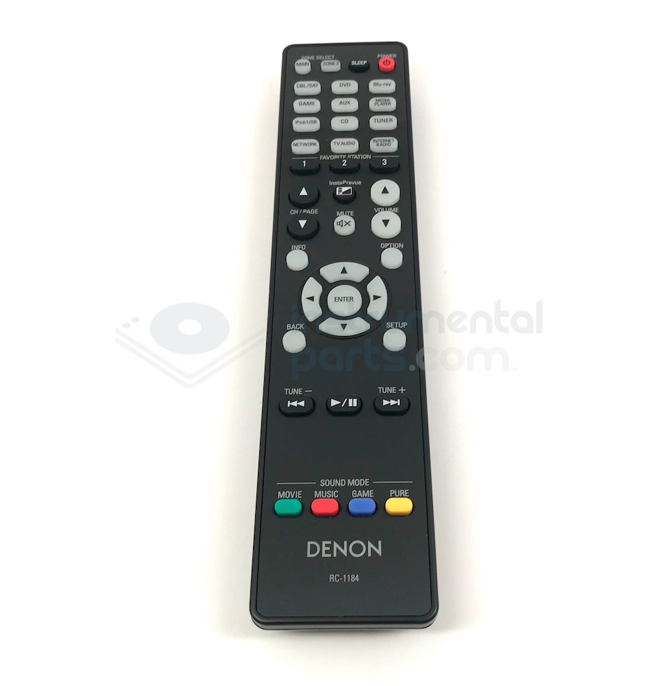 DENON RC-1184 A/V RECEIVER REMOTE CONTROL AVRX Models - 30701013700AD