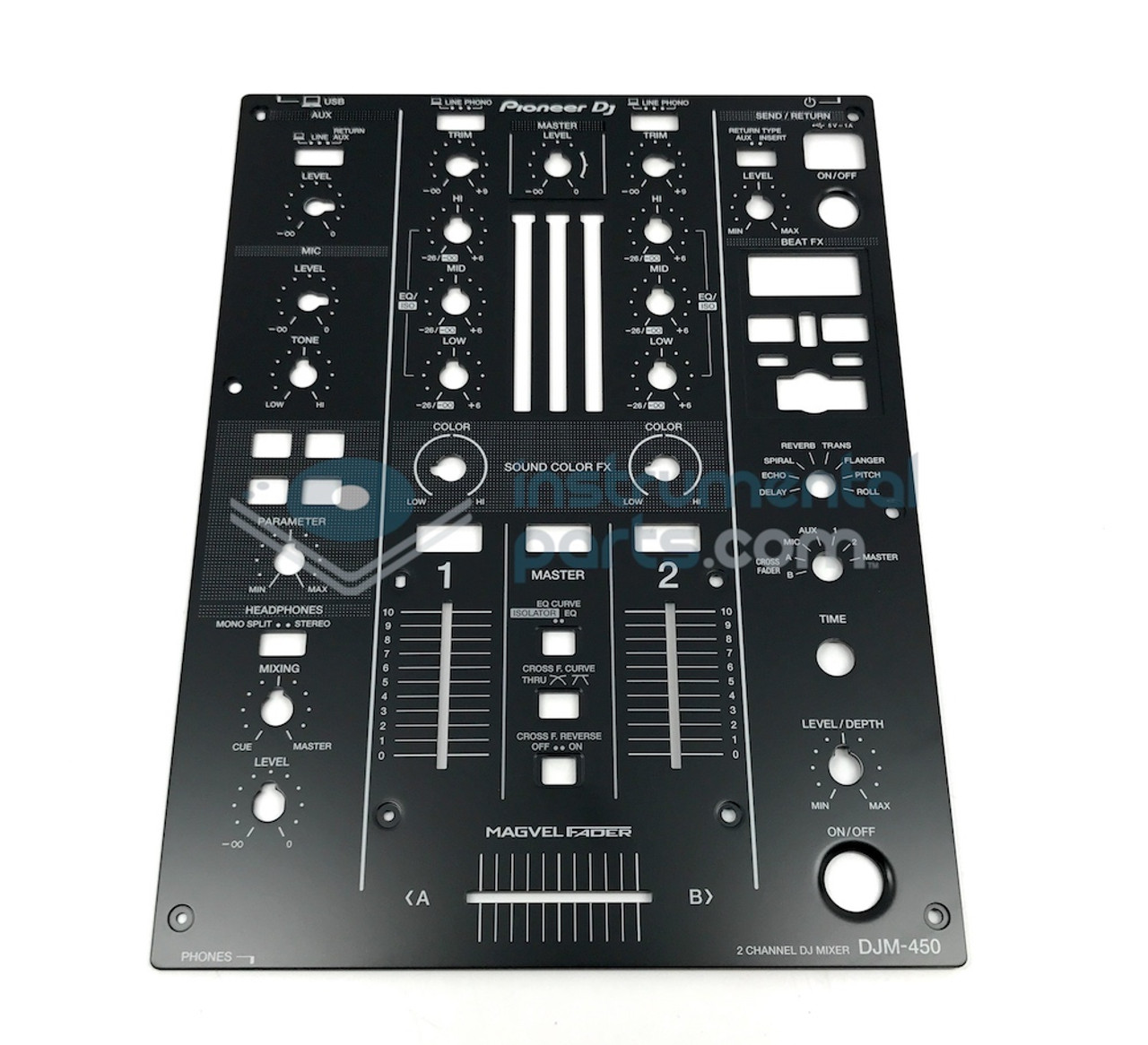 Top Panel Case - DJM 450 - Pioneer Part - Pioneer DJM450 Spare