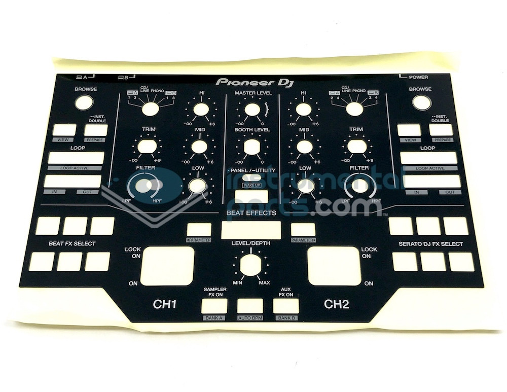 Top Panel (Upper) - Pioneer DJM-S9 ( DJM S9 ) Spare Parts - DNK6437