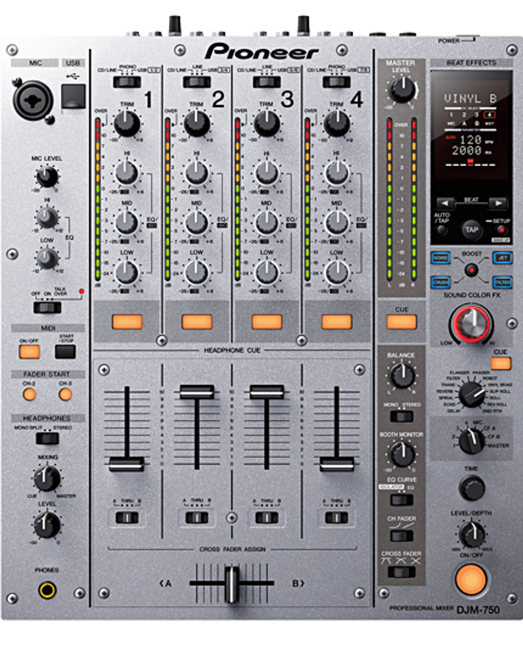 Pioneer DJM-750 Silver Edition Spare Parts ( DJM 750 S