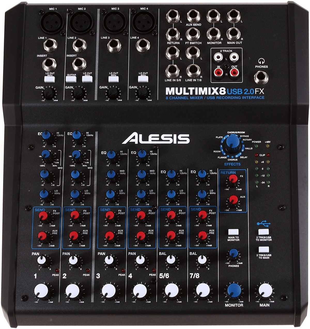 Alesis MultiMix8 USB 2.0FX Spare Parts