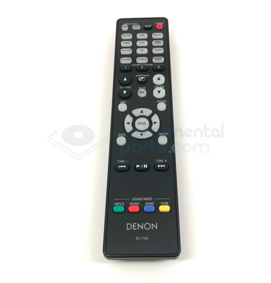 DENON RC-1184 A/V RECEIVER REMOTE CONTROL AVRX Models - 30701013700AD
