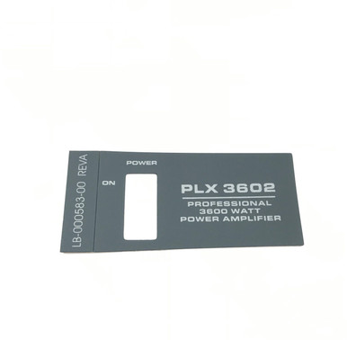 Plx 3602 QSC Part - PRODUCT,FACEPLATE,,PLX3602, - QSC Spare Parts - LB-000583-00