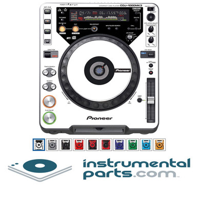 Pioneer CDJ 1000 MK3 Faceplate Skin - Choose Color (Set of 2