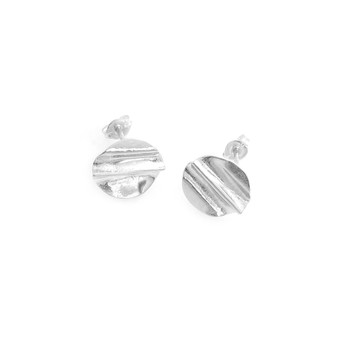 silver round stud earrings silver round stud earrings