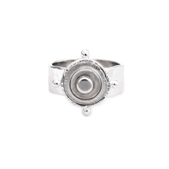 sterling silver coastal statement ring, women sterling silver coastal statement ring, women