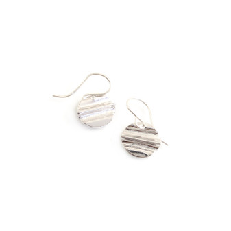 sterling silver round coin dangle earrings sterling silver round coin dangle earrings