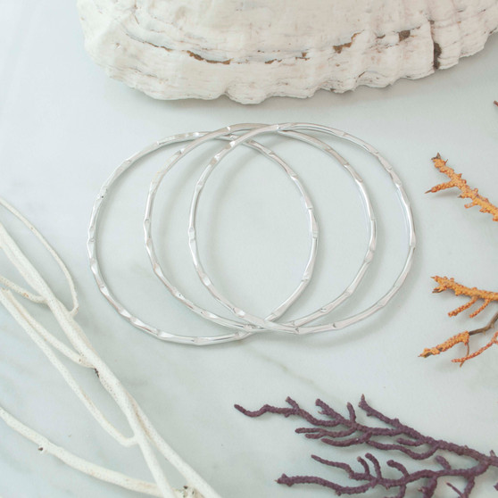 sterling silver stacking bangles