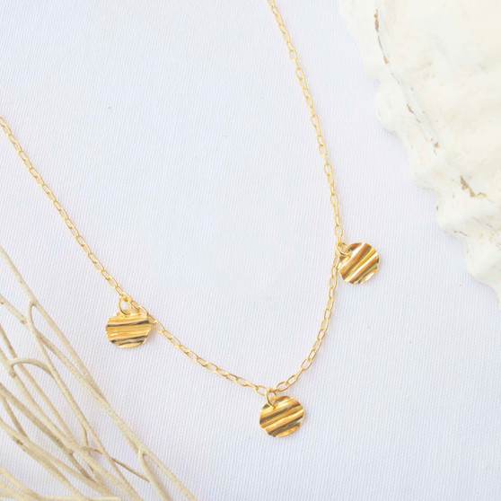 cute gold charm necklace