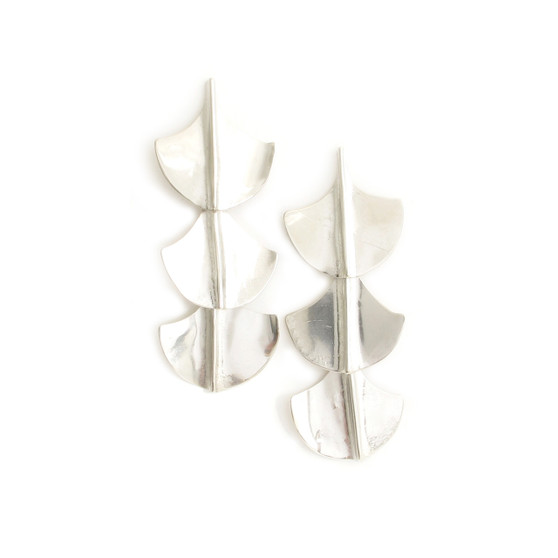sterling silver statement earrings