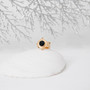 gold black onyx statement ring