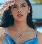 16" lapis gold choker style pendant necklace 16" lapis gold choker style pendant necklace