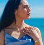 short lapis silver shell charm choker necklace ocean theme short lapis silver shell charm choker necklace ocean theme
