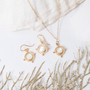 Gold Pearl Medallion Drop Earrings Gold Pearl Medallion Drop Earrings