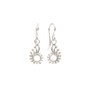Gold Pearl Nautilus Drop Earrings Gold Pearl Nautilus Drop Earrings