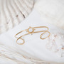 Gold Pearl Gem Medallion Cuff Bracelet Gold Pearl Gem Medallion Cuff Bracelet