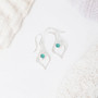 sterling silver turquoise arabesque drop earrings sterling silver turquoise arabesque drop earrings