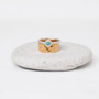 Silver Turquoise Iota Stacking Ring Silver Turquoise Iota Stacking Ring