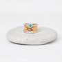Silver Turquoise Iota Stacking Ring Silver Turquoise Iota Stacking Ring