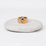 Silver Lapis Iota Stacking Ring Silver Lapis Iota Stacking Ring