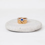 Silver Lapis Iota Stacking Ring Silver Lapis Iota Stacking Ring