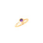24K Gold Vermeil Amethyst Iota Stacking Ring