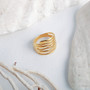 Silver Striations Ring Silver Striations Ring