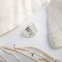 Silver Striations Ring Silver Striations Ring